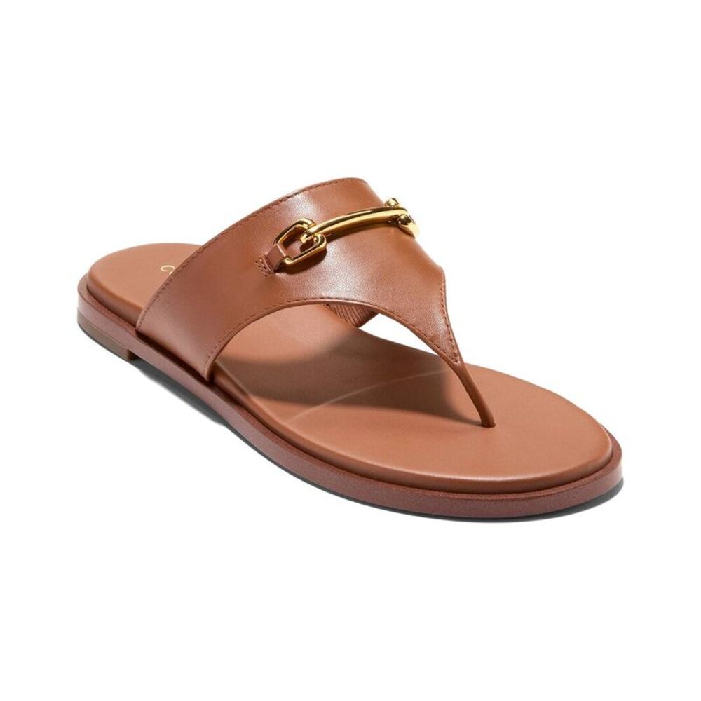 Cole Haan Flynn Leather Thong Sandal, Beige